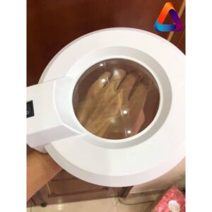 Đèn led soi da nặn mụn, nối mi có kính lúp-1