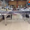 Giường massage body khung inox