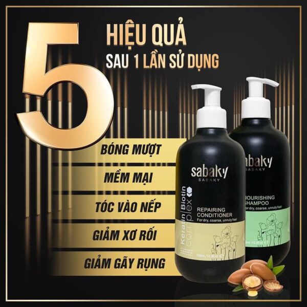 Dầu Gội Sabaky cho mái tóc dày và khỏe mạnh - Ảnh 01