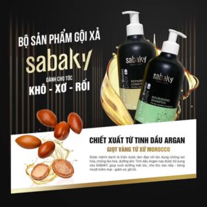 Dầu Gội Sabaky cho mái tóc dày và khỏe mạnh - Ảnh 02