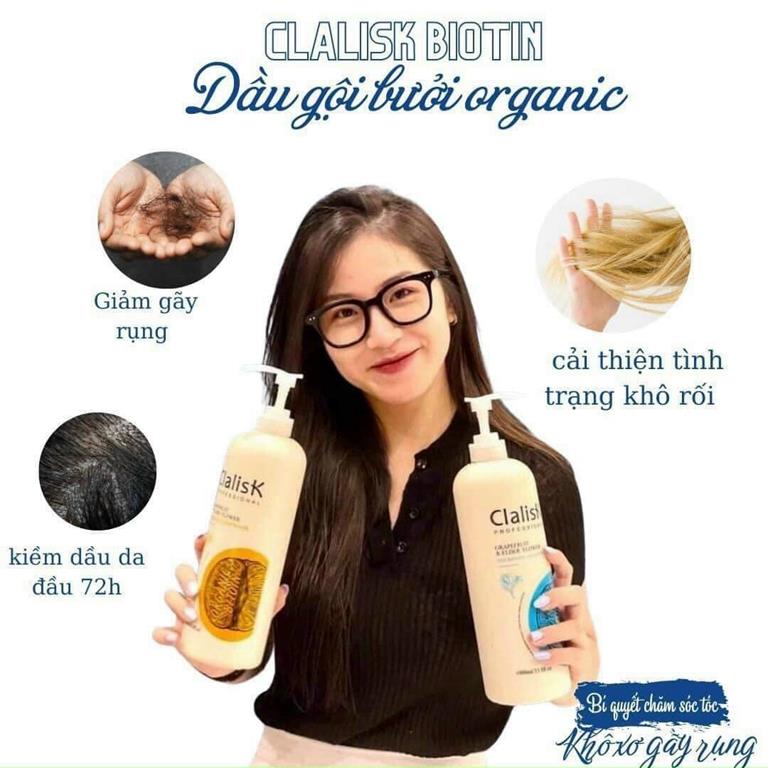 Dầu gội chống rụng và kích thích mọc tóc Clalisk 1000ml - Ảnh 01 Dầu gội chống rụng và kích thích mọc tóc Clalisk 1000ml - Ảnh 01