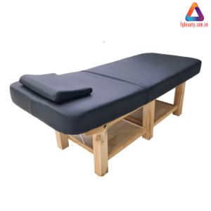 Giường massage khung gỗ cao cấp nâng hạ phần đầu GSC588 - Ảnh 01