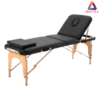 Giường massage gấp gọn GVG03 khung gỗ có nâng hạ đầu