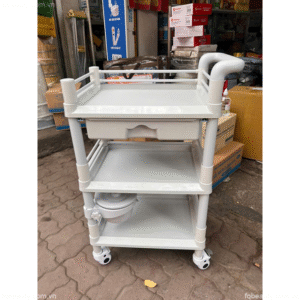 Xe Đẩy Dụng Cụ 3 Tầng Bằng Nhựa ABS Cao Cấp XDR650 - Ảnh 03